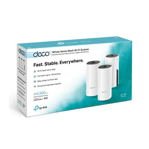 TP-Link Deco M4 AC1200 Whole Home Mesh Wi-Fi System (3-Pack)