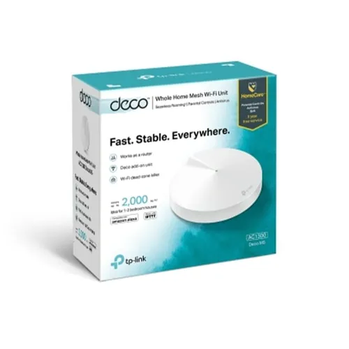 TP-Link Deco M5 AC1300 Whole Home Mesh Wi-Fi System – 1 Pack