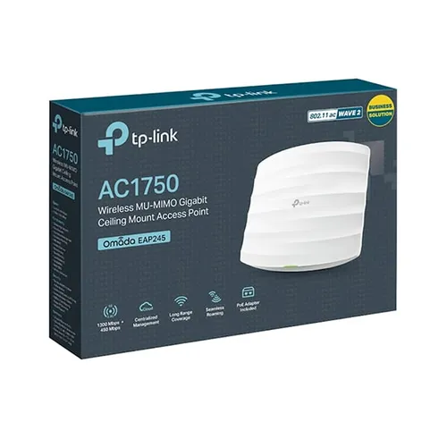 TP-Link EAP245 AC1750 MU-MIMO Gigabit Ceiling Mount Access Point