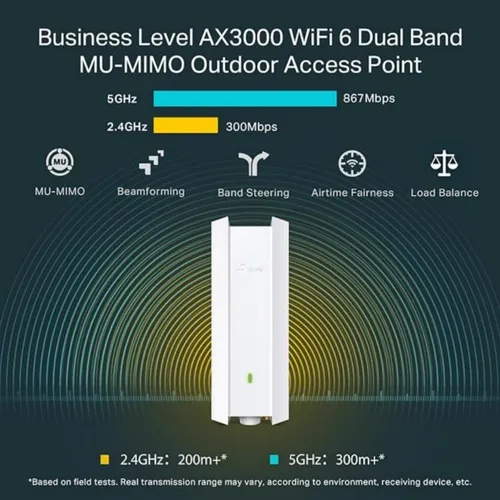 Tp-Link EAP610 | AX1800 WiFi 6 Outdoor Access Point