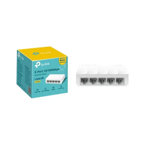 TP-Link LS1005 5-Port 10/100Mbps Network Switch