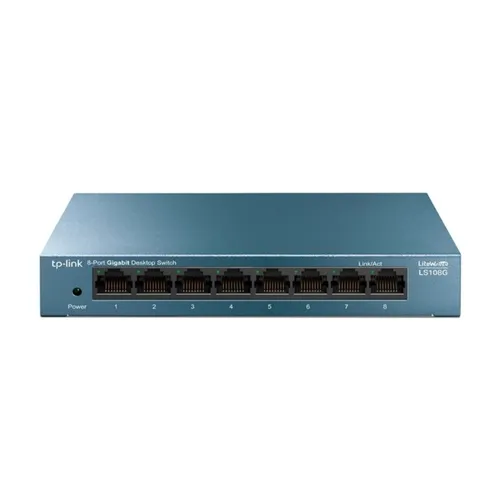 TP-Link LS108G | 8-Port 10/100/1000Mbps Desktop Network Switch
