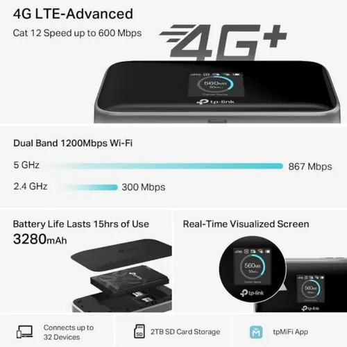 Tp-Link M7750 4G+ Cat12 LTE Router