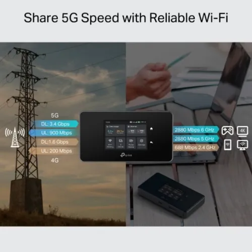 Tp-Link M8550 5G LTE Mobile WLAN Router