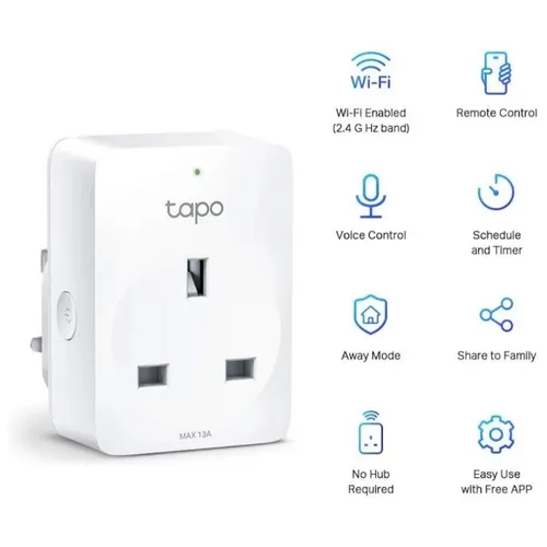 TP-Link Tapo P100 Mini Smart Wi-Fi Socket Plug