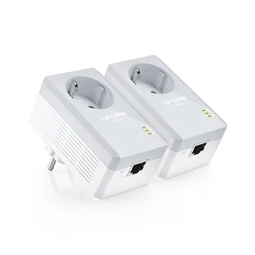 Tp-Link TL-PA4010P Nano AV600 Passthrough Powerline Starter Kit