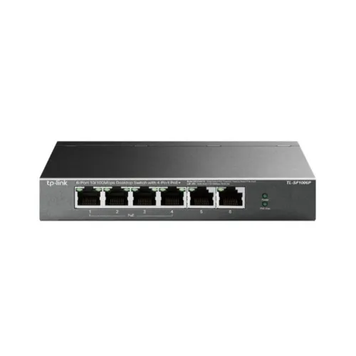 Tp-Link TL-SF1006P | 6-Port 10/100Mbps Desktop PoE Switch with 4-Port PoE+
