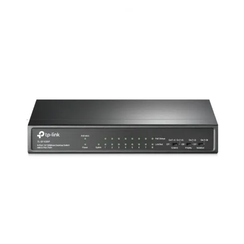 Tp-Link TL-SF1009P | 9-Port 10/100Mbps Desktop Switch with 8-Port PoE+