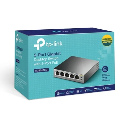 TP-Link TL-SG1005P Gigabit Desktop Switch