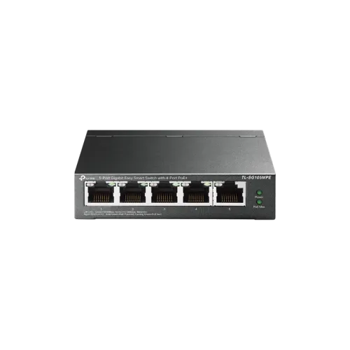 TP-LINK TL-SG105MPE 5 PORT GIGABIT SMART SWITCH WITH 4 PORT PoE+(2y)