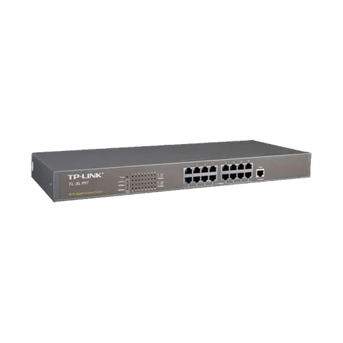 TP-LINK TL-SL1117 16 PORT 10/1000M 1 PORT GIGABIT