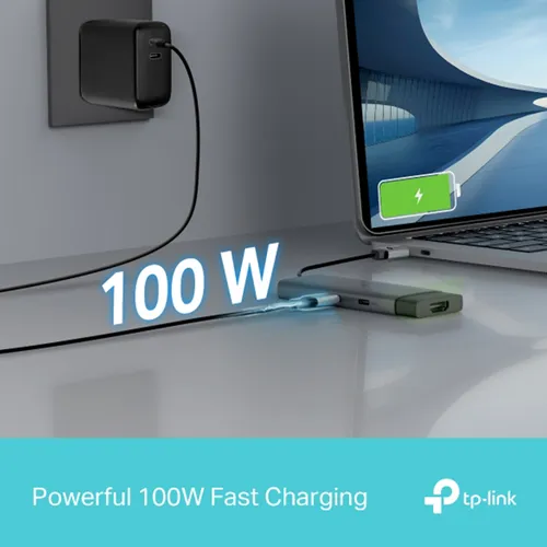 TP-Link UH5020C USB Type-C to 4K@60Hz HDMI, 100W PD, 1× USB-C Data Port, 2× USB-A Data Ports 5 Port Hub Adapter