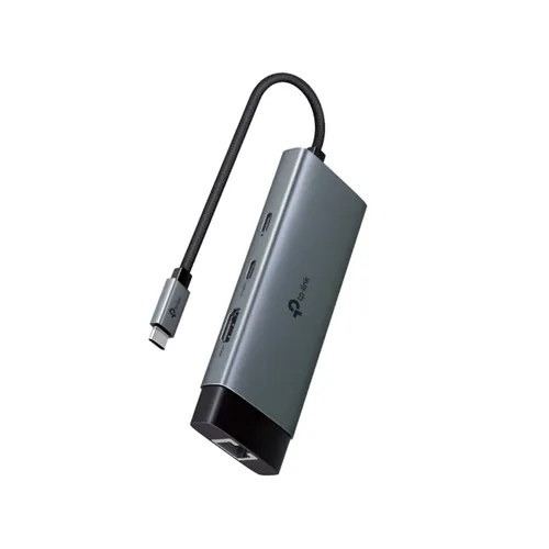 TP-Link UH6120C USB Type-C to 4K@60Hz HDMI, 1 Gbps Ethernet Port, 100W PD, 1× USB-C Data Ports, 2× USB-A Data Ports 6-Port Hub Adapter