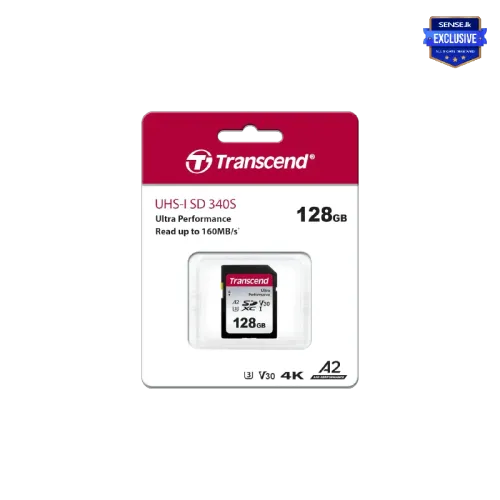 TRANSCEND 128GB SD CARD UHS-I U3 4K A2 ULTRA 340S(5y)