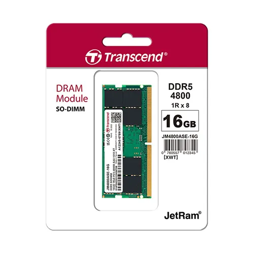 Transcend 16GB DDR5 4800MHz RAM