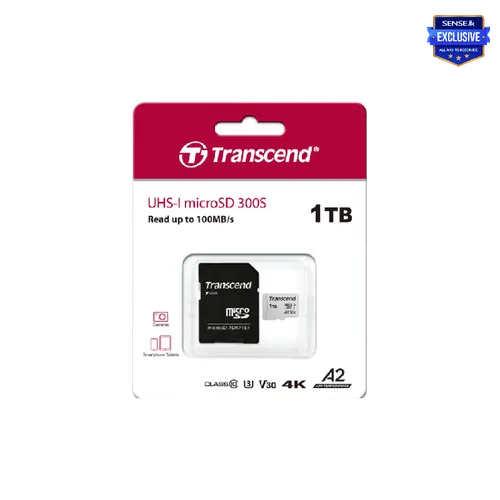 TRANSCEND 1TB SD CARD UHS-I U3 300S(5y)
