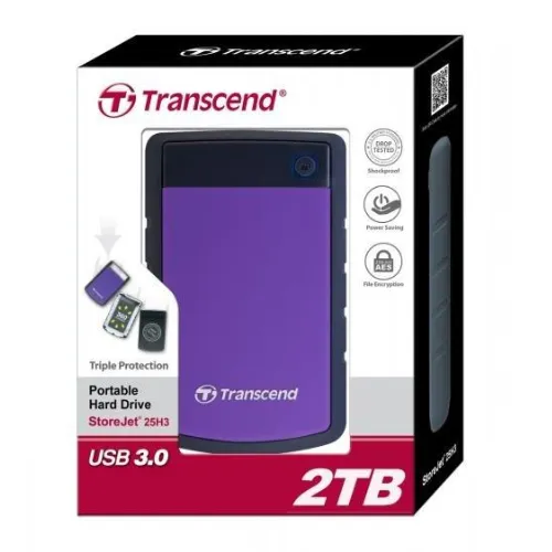 Transcend 2TB StoreJet 25H3 Portable Hard Drives