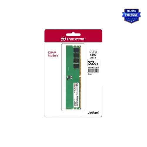 TRANSCEND 32GB DDR5 5600MHZ DESKTOP(JM5600ALE-32G)-3y