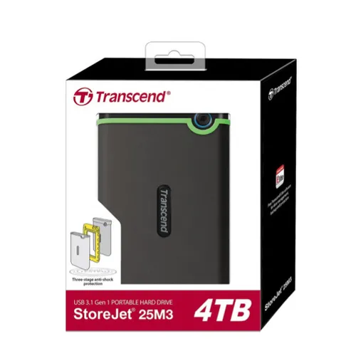 Transcend 4TB Hard Drive USB 3.1
