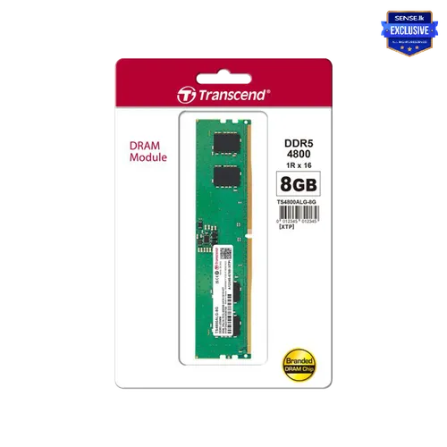 TRANSCEND 8GB DDR5 4800MHZ DESKTOP RAM-(3y)