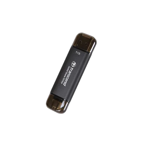 TRANSCEND ESD310C 1TB DUAL USB PORTABLE SSD(5y)