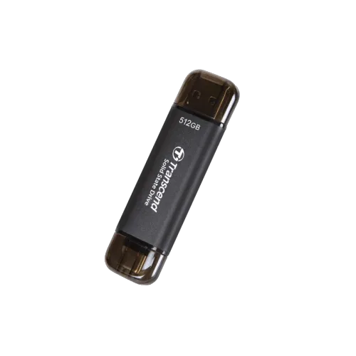 TRANSCEND ESD310C 512GB DUAL USB PORTABLE SSD(5y)