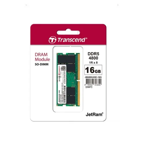 Transcend JM4800ASE-16G DDR5 16GB 4800MHZ Laptop RAM