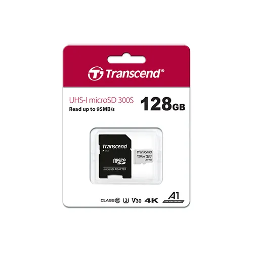Transcend UHS-I MicroSDXC 300S 128GB Memory Card