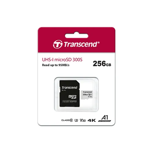 Transcend UHS-I MicroSDXC 300S 256GB Memory Card