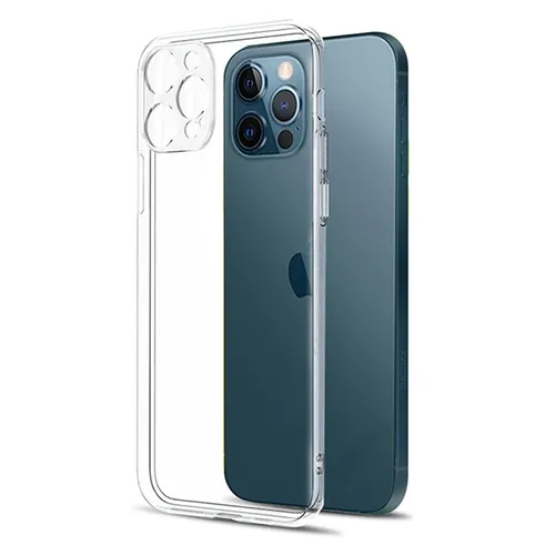 Transparent Clear Case with Camera Protection for iPhone 12 Pro