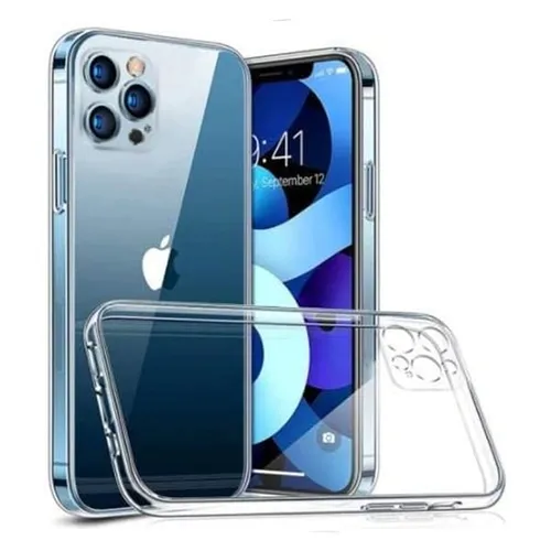 Transparent Clear Case with Camera Protection for iPhone 12 Pro