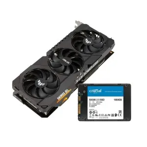 TUF Gaming GeForce RTX 3080 Ti OC Edition + BX500 3D NAND SATA 2.5-inch SSD – 1TB