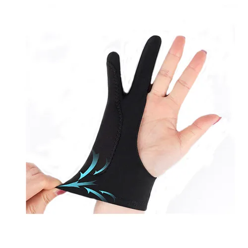 Two-Finger Anti-touch Drawing Gloves for Tablets