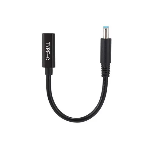 Type-C PD Female Input to HP Blue Tip Charging Cable Adapter
