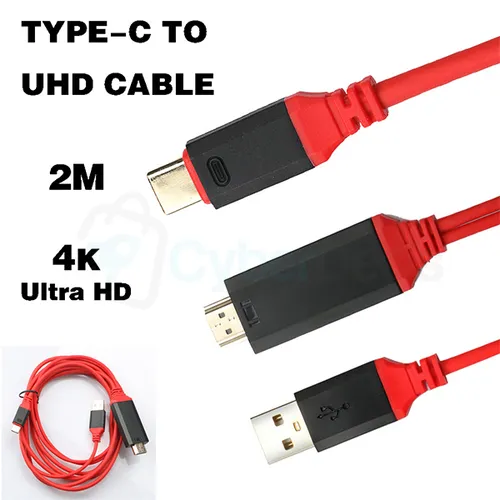 Type-C to HDMI 4K USB HDTV Video Cable Adapter