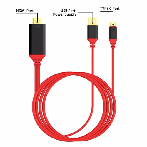 Type-C to HDMI 4K USB HDTV Video Cable Adapter