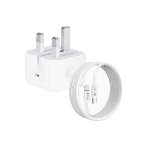U&i 25W Power Adapter charger With USB C To Lightning Cable (UiCH-0144)