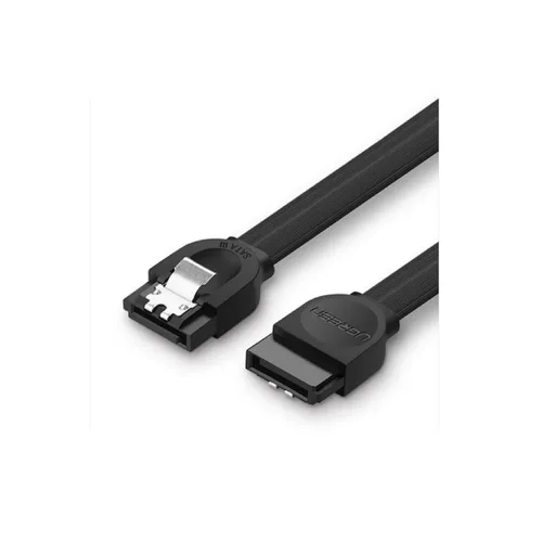 Ugreen 0.5m SATA 3.0 Data Cable – Black (30796)