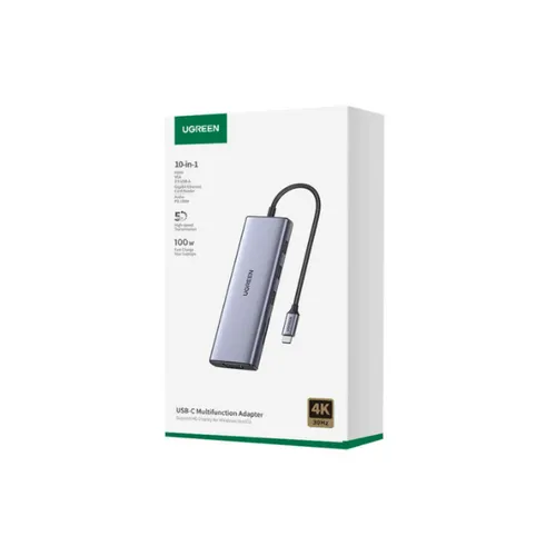 Ugreen 10-in-1 USB-C Multifunction Hub Adapter – 15601