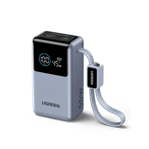 UGREEN 75701B 10000mAh 55W Nexode Pro Smart Digital Display Mini Power Bank