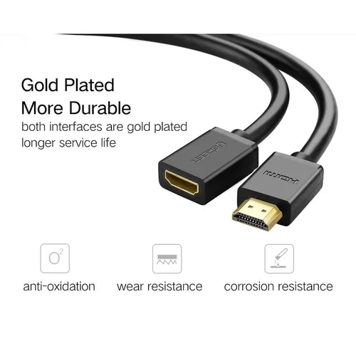 UGREEN 10140 HDMI Male to Female 0.5M Extension Cable