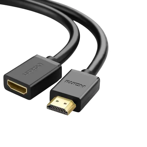 UGREEN 10140 HDMI Male to Female Cable 0.5M Black