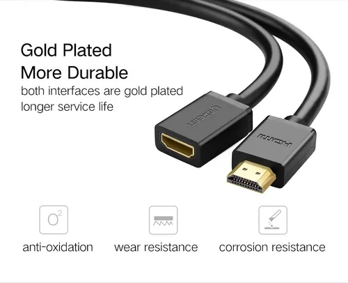 UGREEN 10142 HDMI 4K 2 Meter Male to Female Extension Cable