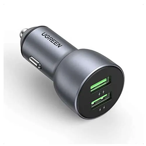 UGREEN 10144 36W Dual-USB Fast Car Charger