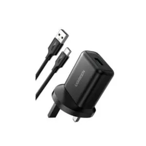 UGREEN 10188 18W QC Fast Charger with USB Type-C Cable