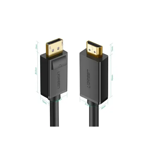 UGREEN 10203 DP101 DisplayPort Male to HDMI Male 4K 30Hz Cable