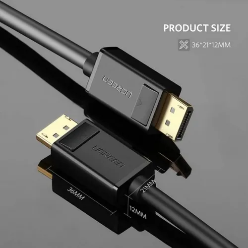 UGREEN 10212 DisplayPort Male to Male 3M Cable