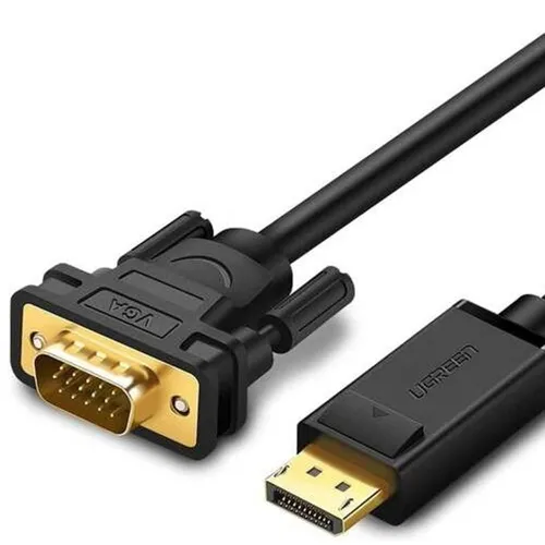 Ugreen 10247 DP Male to VGA Male Cable 1.5m (Black)