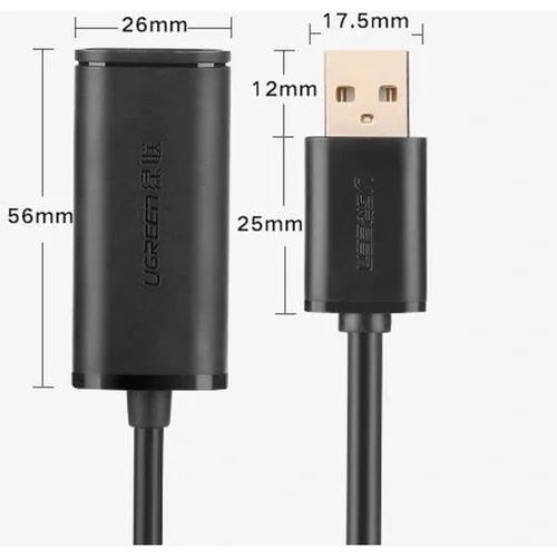 UGREEN 10324 USB 2.0 Active Extension 20M Cable with Chipset