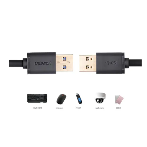 Ugreen 10370 USB 3.0 Type A Male to Male Cable 1m